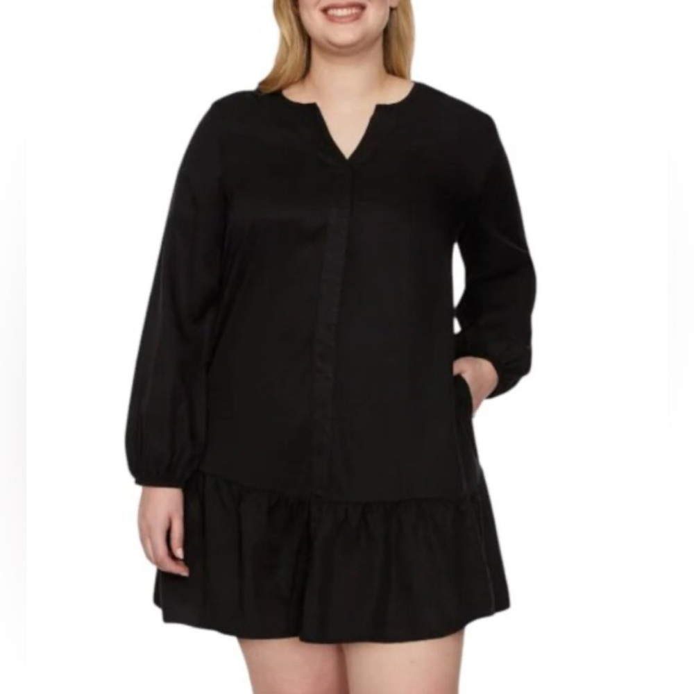 Buffalo David Bitton Long Sleeve Tiered Mini Dress